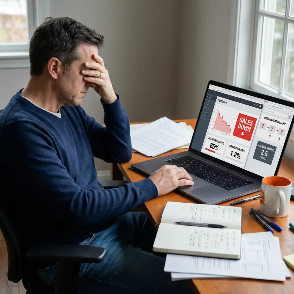 loja online não vende, marketing para e-commerce, como vender mais online. 5 erros de marketing