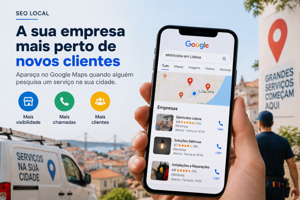 SEO local para empresas de serviços: aparecer no Google Maps