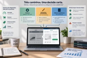 Refazer loja online ou otimizar? Como decidir sem desperdiçar